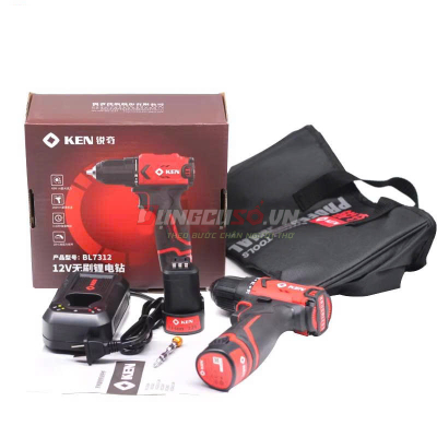 Máy khoan vặn vít 2 chức năng pin 12V KEN BL7312- Không Chổi Than