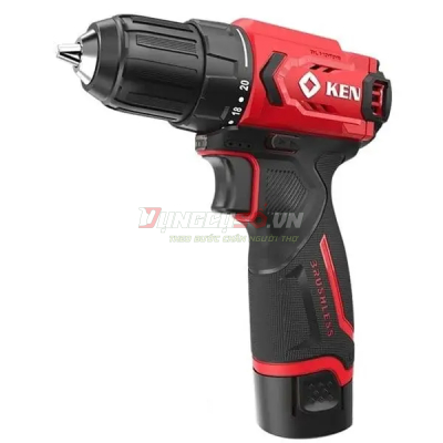 Máy khoan vặn vít pin 12V 3 Chức Năng KEN BL7312D