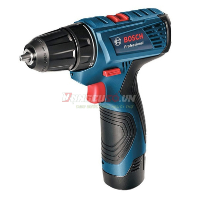 Máy khoan vặn vít pin 12V Bosch GSR 120-LI GEN II (Bộ phụ kiện)