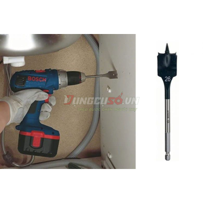 Mũi khoét gỗ đuôi cá 26x152mm Bosch 2608595495