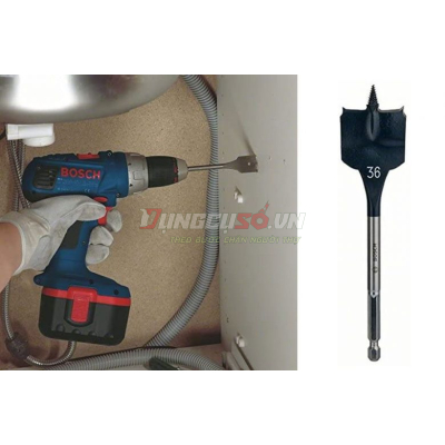 Mũi khoét gỗ đuôi cá 36x152mm Bosch 2608595500