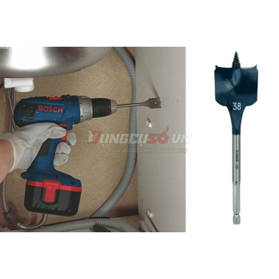 Mũi khoét gỗ đuôi cá 38x152mm Bosch 2608595501