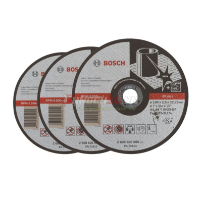 Đá cắt 180x2x22.2mm (Inox)