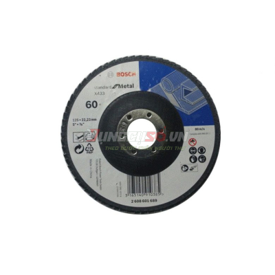 Đĩa nhám xếp Alox P60 Ø125mm 