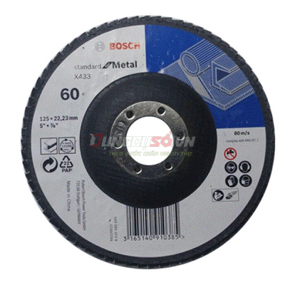 Đĩa nhám xếp Alox P40, Ø180mm 