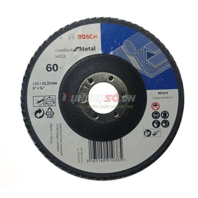 Đĩa nhám xếp Alox P80, Ø180mm 