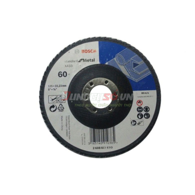 Đá nhám xếp P40 Ø100mm (linh hoạt)