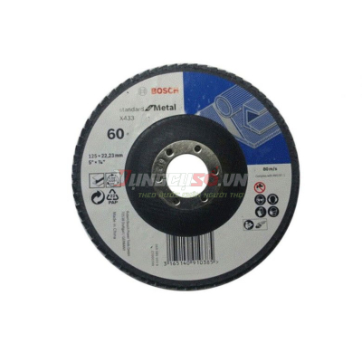 Đá nhám xếp P60 Ø100mm Bosch 2608603700