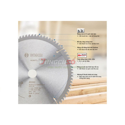 Lưỡi cưa gỗ 254x25.4mm T80