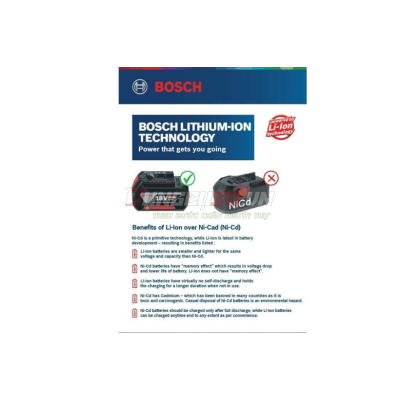 Máy siết bu lông động lực pin 18V Bosch GDS 250-LI - 06019G61K0