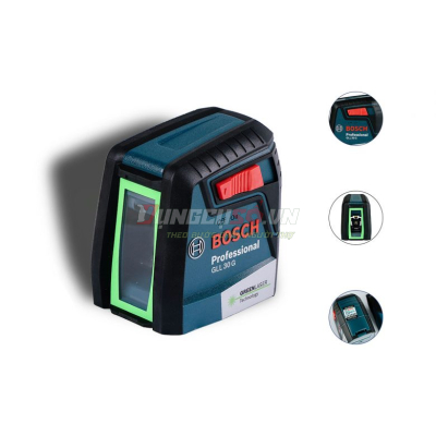 Máy cân mực laser tia xanh Bosch GLL 30 G - 0601063V80