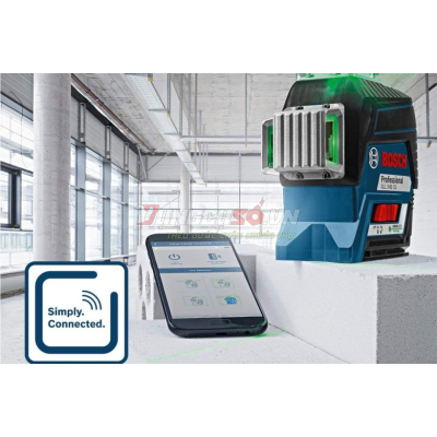 Máy cân mực laser Bosch GLL 3-80 CG (Tia xanh) - 0601063U80