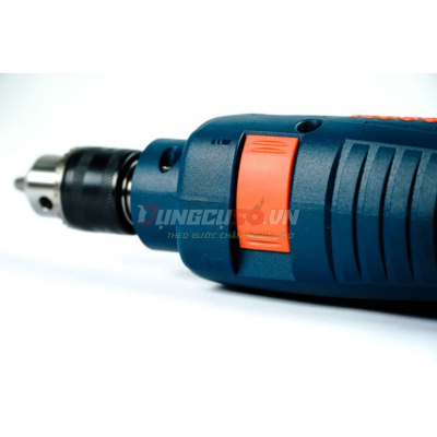 Máy khoan động lực 10mm (valy nhựa, bộ mũi khoan, đầu vít) Bosch GSB 10 RE SET - 06012161K0