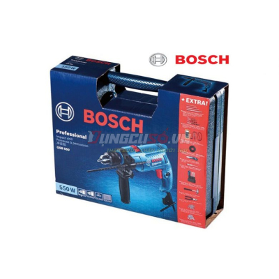 Máy khoan động lực Bosch GSB 550 (SET 80 MÓN NGÀNH ĐIỆN)