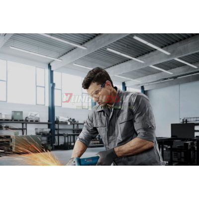 Máy mài góc 100mm Bosch GWS 9-100 P - Công tắc an toàn - 06013965K0
