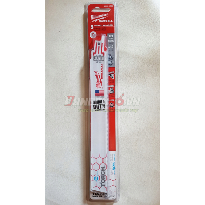 Lưỡi cưa kiếm sắt TORCH T18-228.6mm Milwaukee 48-00-4788 (Bộ 5 lưỡi)