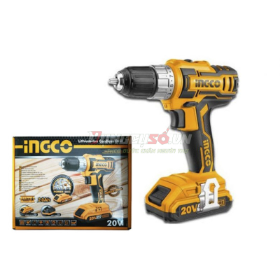 Máy khoan dùng pin 20V INGCO CDLI200215