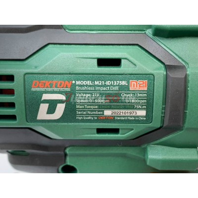 Máy Khoan Pin Dekton M21-ID1375BL (Chưa Pin & Sạc)