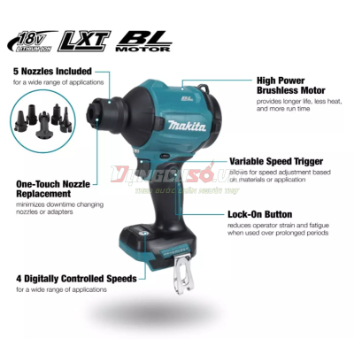 Máy Thổi Bụi Dùng Pin Makita DAS180Z
