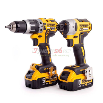 Combo DCD796/DCF885/2pin 4Ah/DCB115/túi vải STL Dewalt CB885796M2