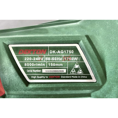 Máy mài 150mm Dekton DK-AG1750