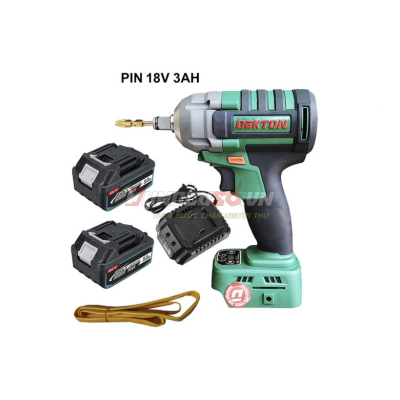Máy siết bu lông tích hợp vít pin 21V Dekton DK-IW2140A