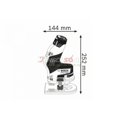 Thân máy phay pin 12V Bosch GKF 12V-8 (SOLO) - 06016B00L0