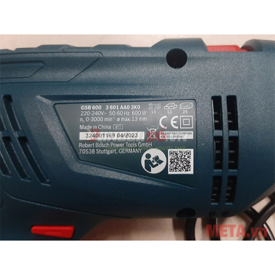 Máy khoan động lực GSB 600 (bộ hộp công cụ)