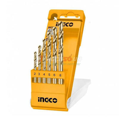 Bộ 6 Mũi Khoan Kim Loại INGCO AKD1055