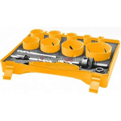 Bộ 12 mũi khoét kim loại INGCO AKH0131