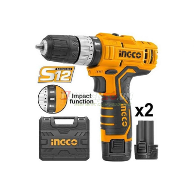 Máy khoan búa pin 12V INGCO CIDLI1232