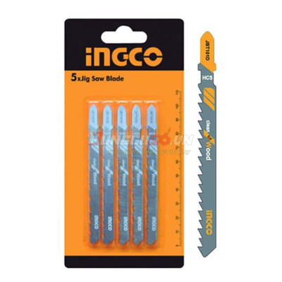 Bộ 5 lưỡi cưa lọng gỗ 74mm INGCO JBT101D