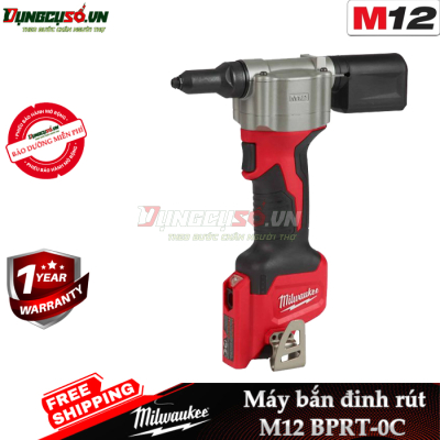 Máy bắn đinh rút Milwaukee M12 BPRT-0C