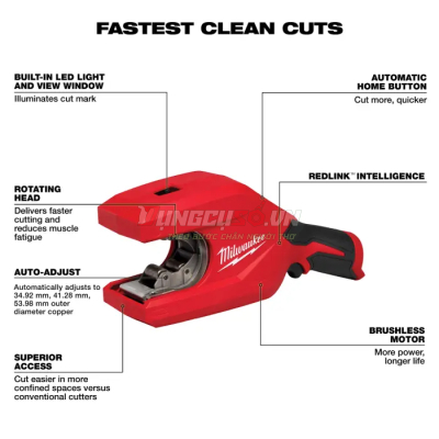 Máy cắt ống đồng 2’’ Milwaukee M12 CTC2