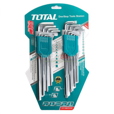 Bộ chìa lục giác và lục giác bông Total THT106KT0181