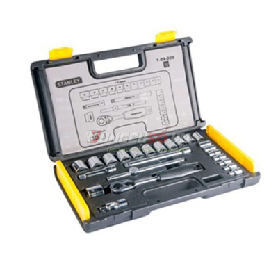 Bộ đầu tuýp 1/4″ MET 35 chi tiết Stanley 89-033-1