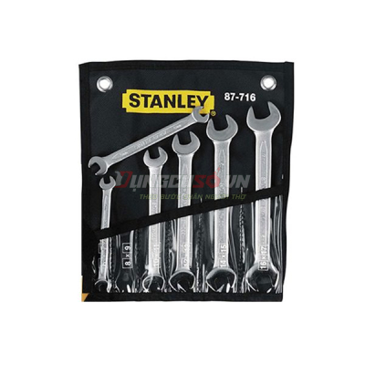 Bộ cờ lê 2 đầu miệng 6 cây hệ in Stanley 87-716-1