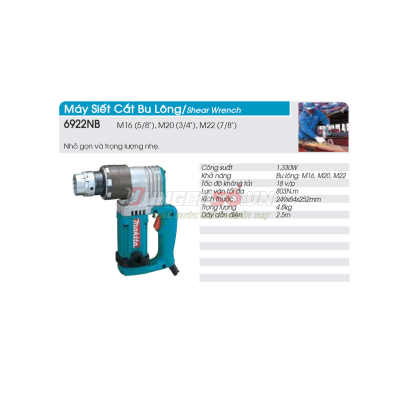 Máy siết cắt bu lông Makita 6922NB