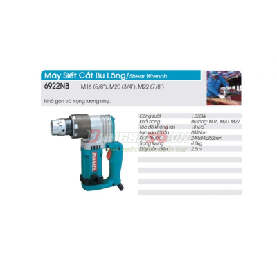 Máy siết cắt bu lông Makita 6922NB