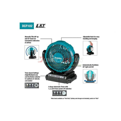 Thân quạt pin 18V Makita DCF102Z