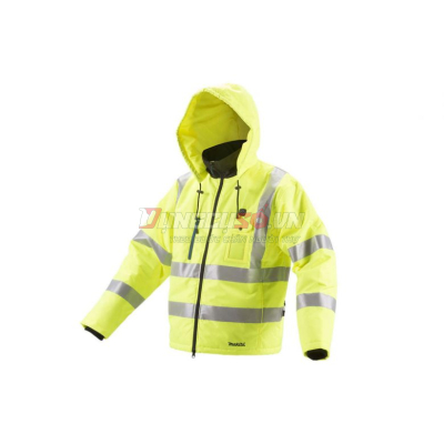 Áo khoác sưởi ấm pin size XL 18V/14.4V Makita DCJ206YXL