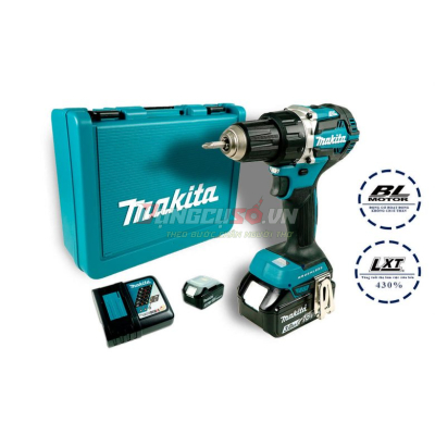 Máy khoan vặn vít pin 18V Makita DDF484RTE