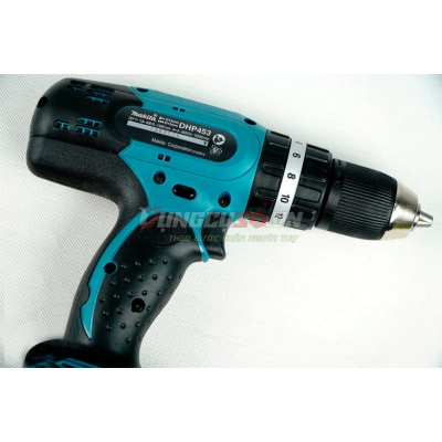 Máy khoan búa và vặn vít dùng pin 18V Makita DHP453SFX8