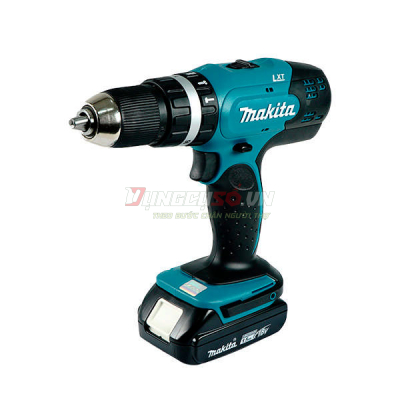 Máy khoan búa và vặn vít dùng pin 18V Makita DHP453SFX8