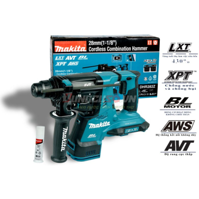 Thân máy khoan bê tông 28mm pin 18V 28mm Makita DHR282Z
