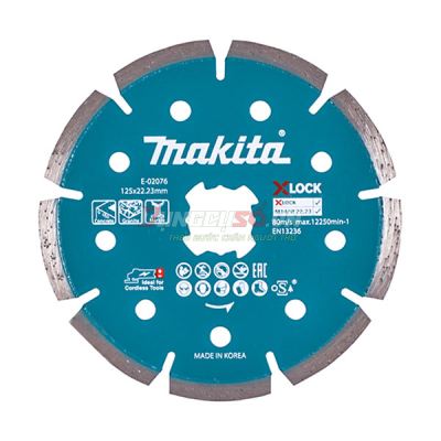 Lưỡi cắt kim cương X-LOCK 125mm Makita E-02076