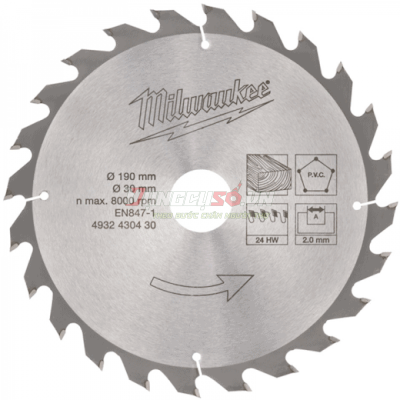 Lưỡi máy cưa đĩa Milwaukee 4932256388