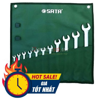 Bộ cờ lê vòng miệng 11 chi tiết Sata 09064