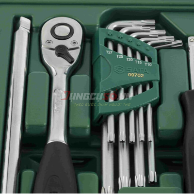 Bộ dụng cụ sửa chửa ô tô 56 chi tiết Sata 09509