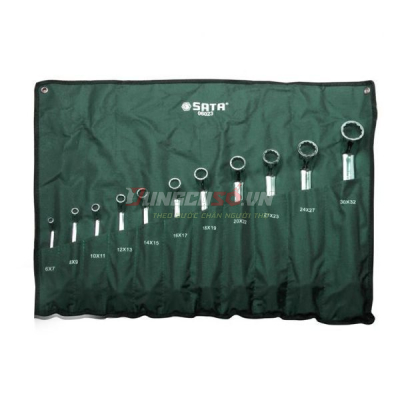 Bộ cờ lê hai đầu vòng 11 chi tiết Sata 08023